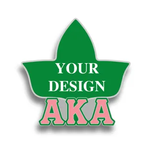 Sorority Pin with Custom Design - Alpha Kappa Alpha