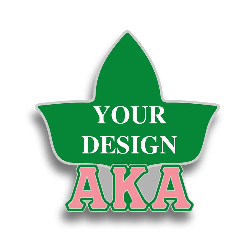 Sorority Pin with Custom Design - Alpha Kappa Alpha