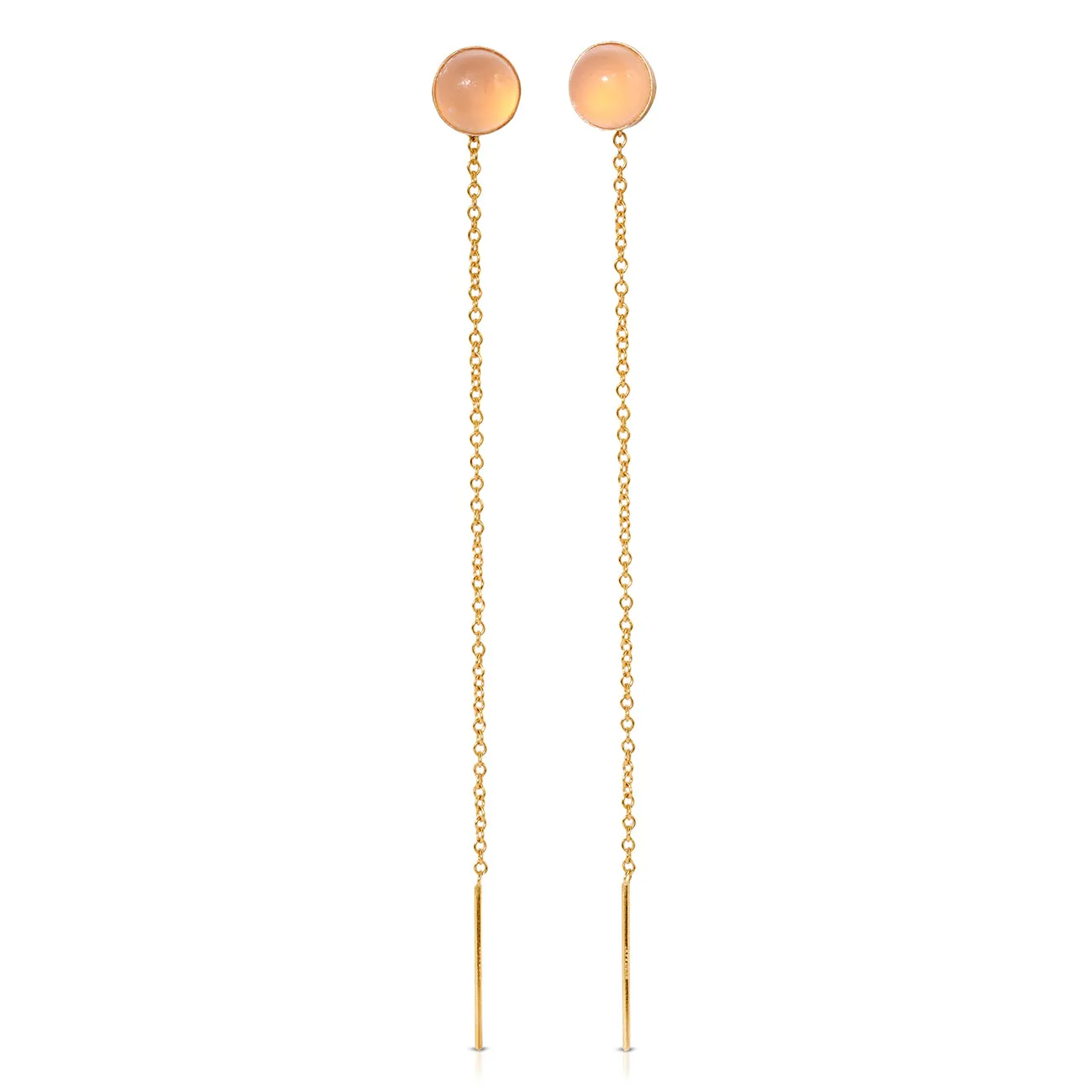 Speedway Stud Thread Thru Earrings – 6mm