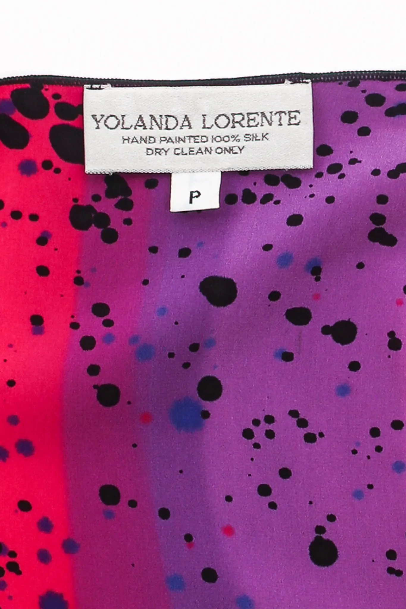 Splatter Painted Silk Jacket