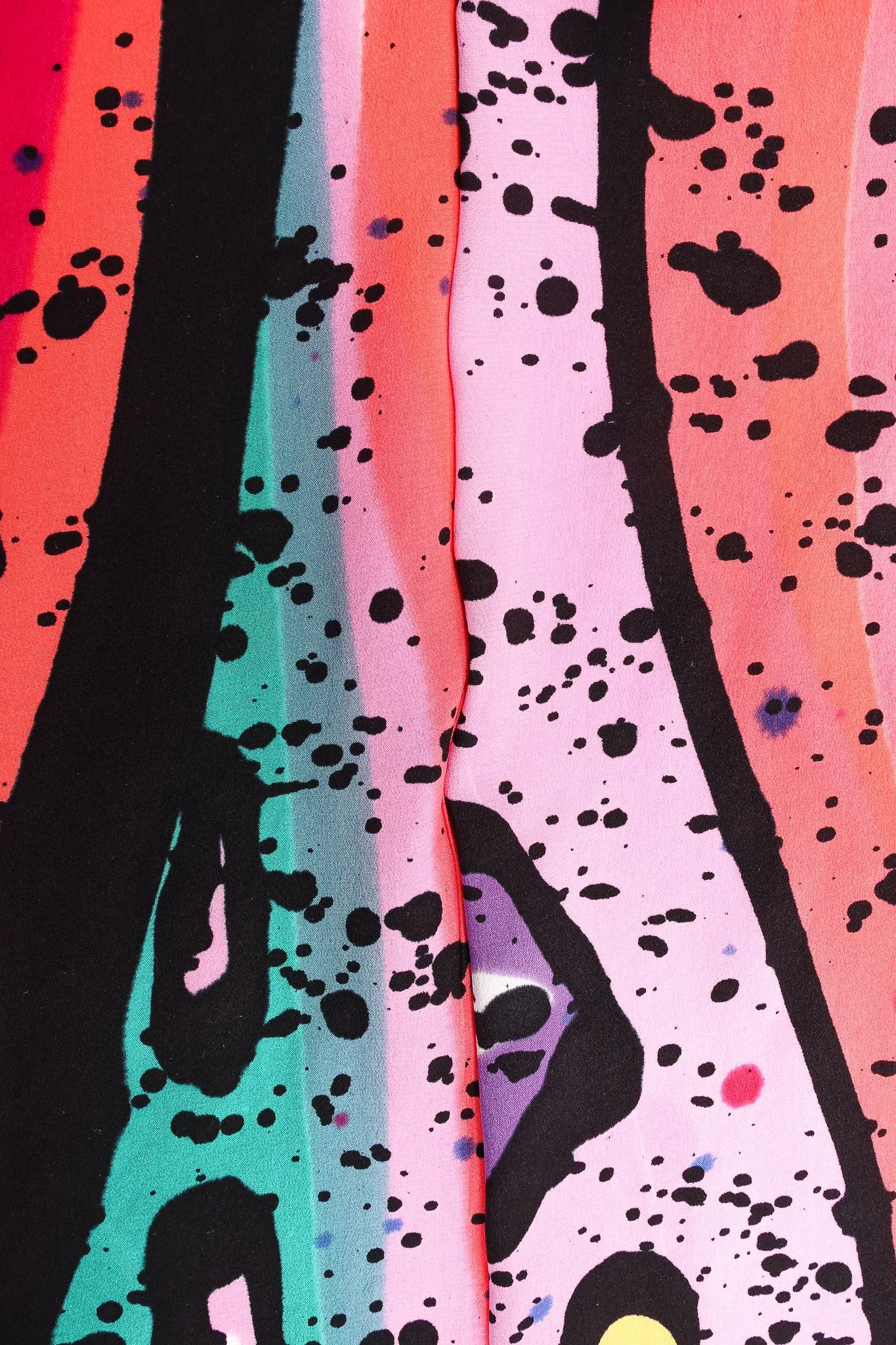 Splatter Painted Silk Jacket