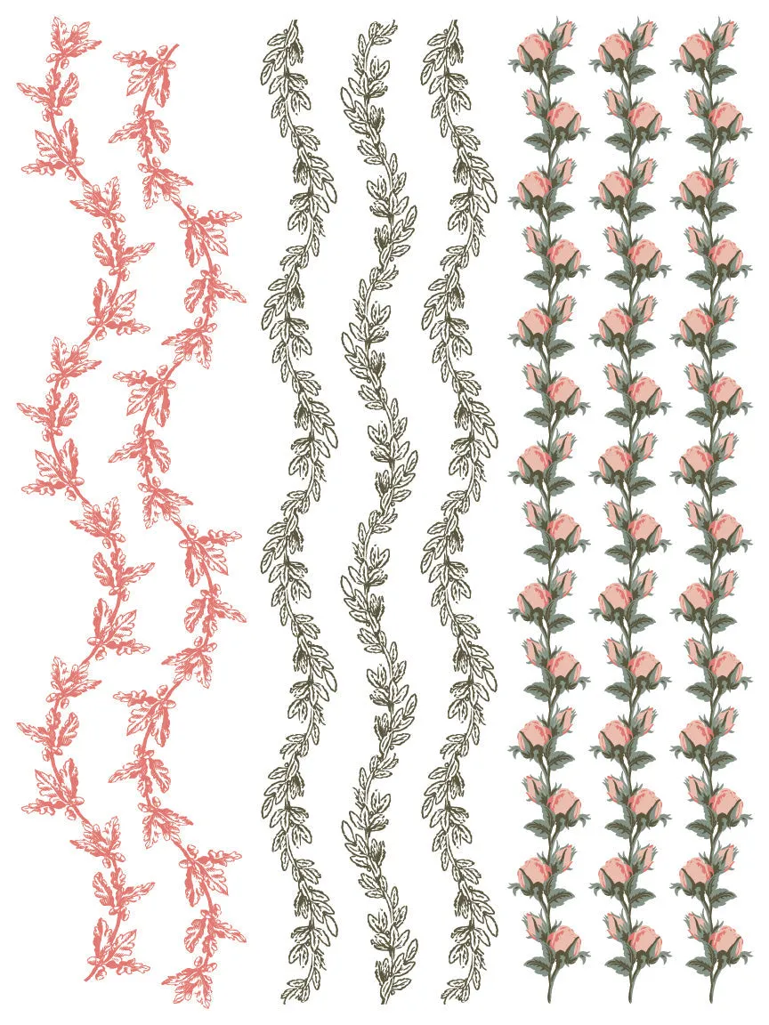 Spring Melody IOD Paint Inlay 12x16 Pad™ - Iron Orchid Designs