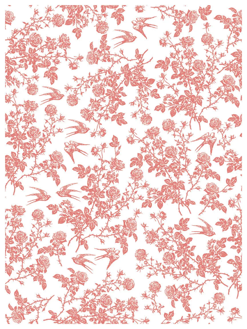 Spring Melody IOD Paint Inlay 12x16 Pad™ - Iron Orchid Designs