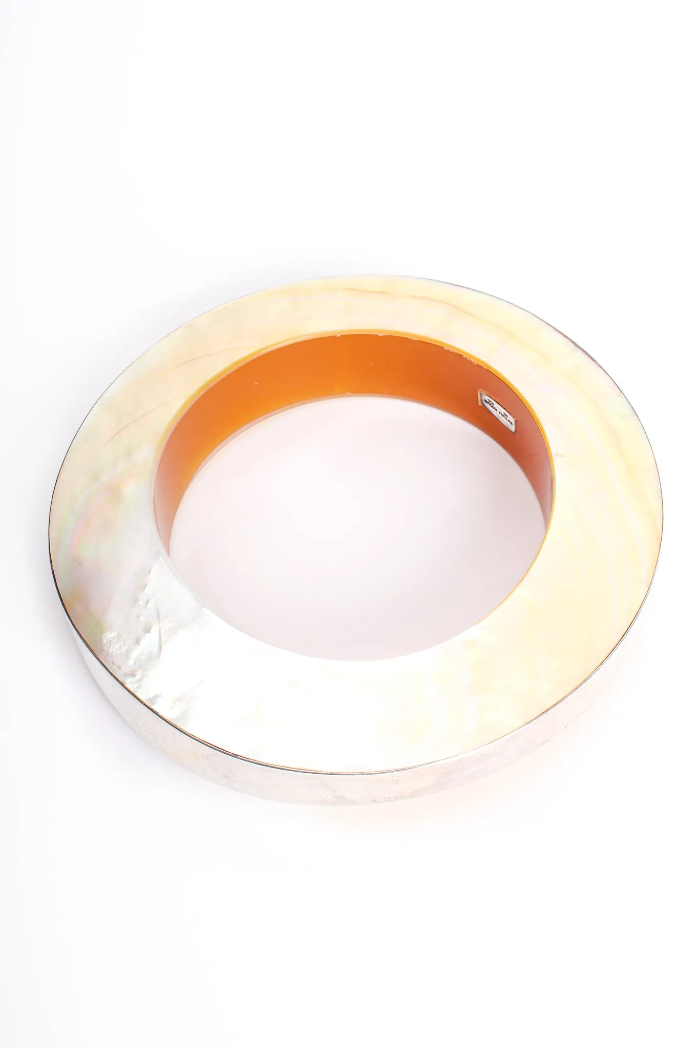 Sterling Mother of Pearl Bangle