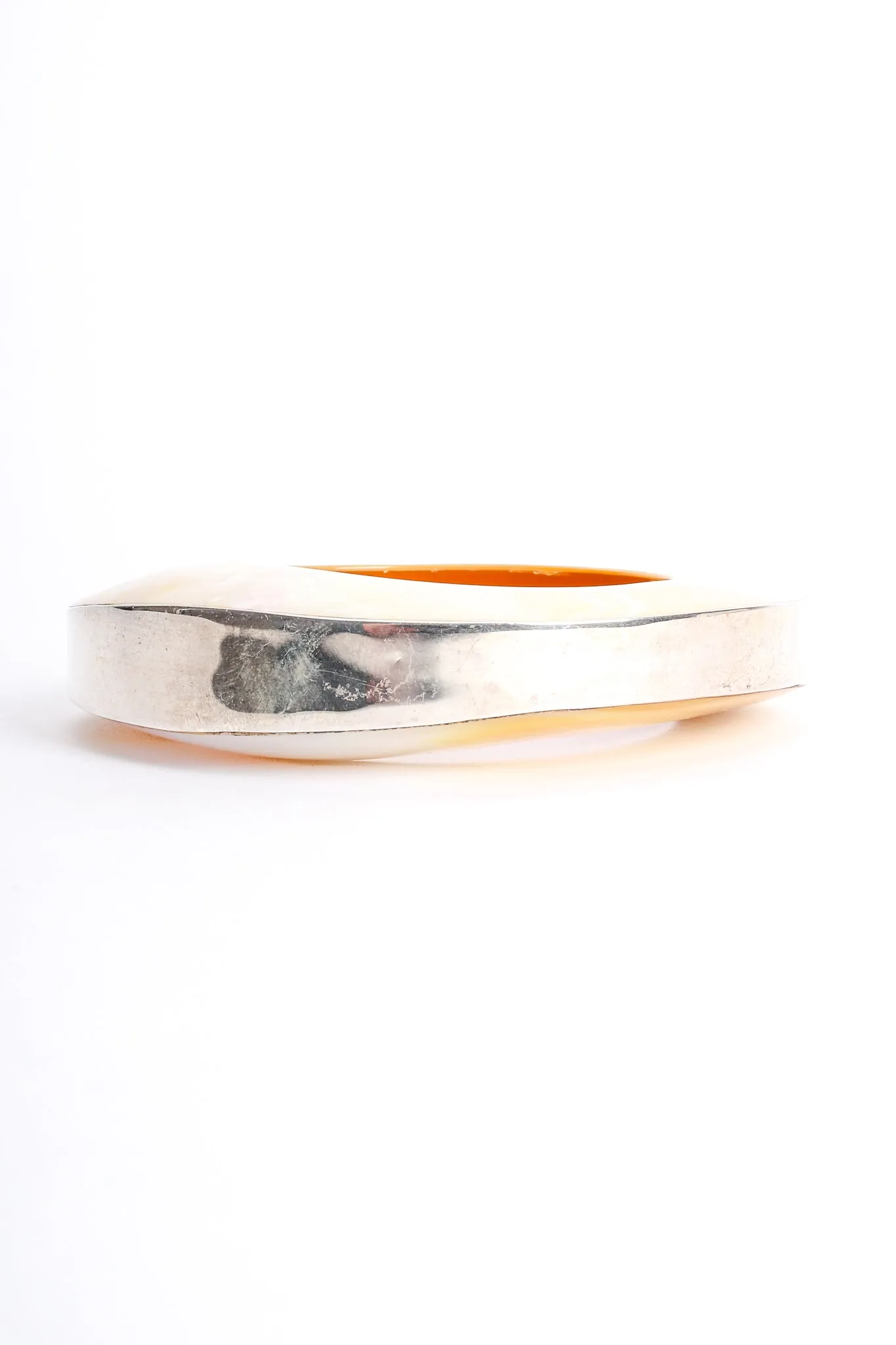 Sterling Mother of Pearl Bangle