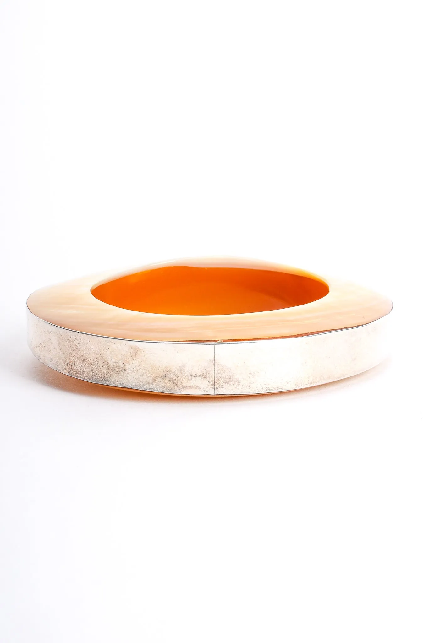 Sterling Mother of Pearl Bangle