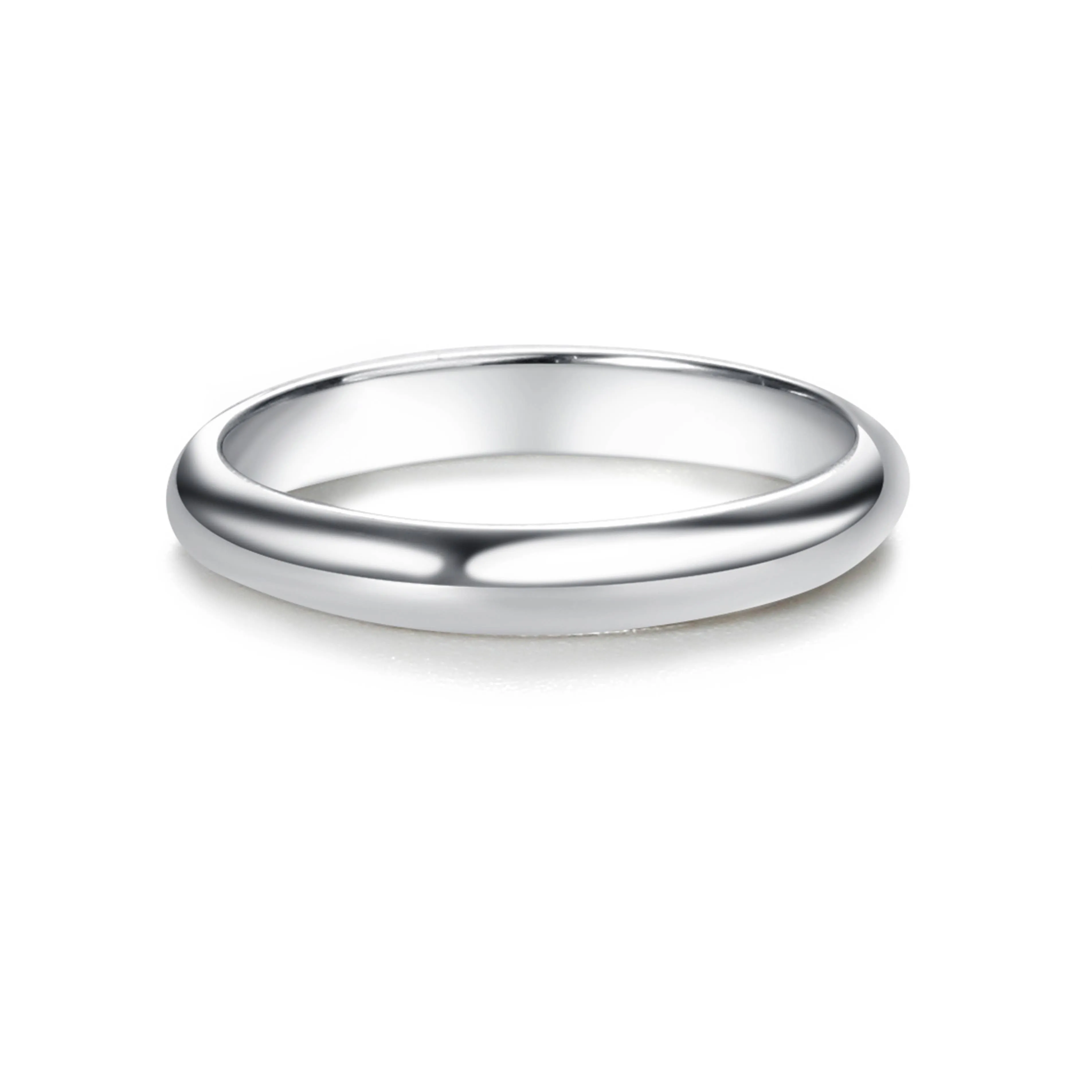 Sterling Silver Baby Ring - 2mm Silver Band for Baby & Kids Size 0