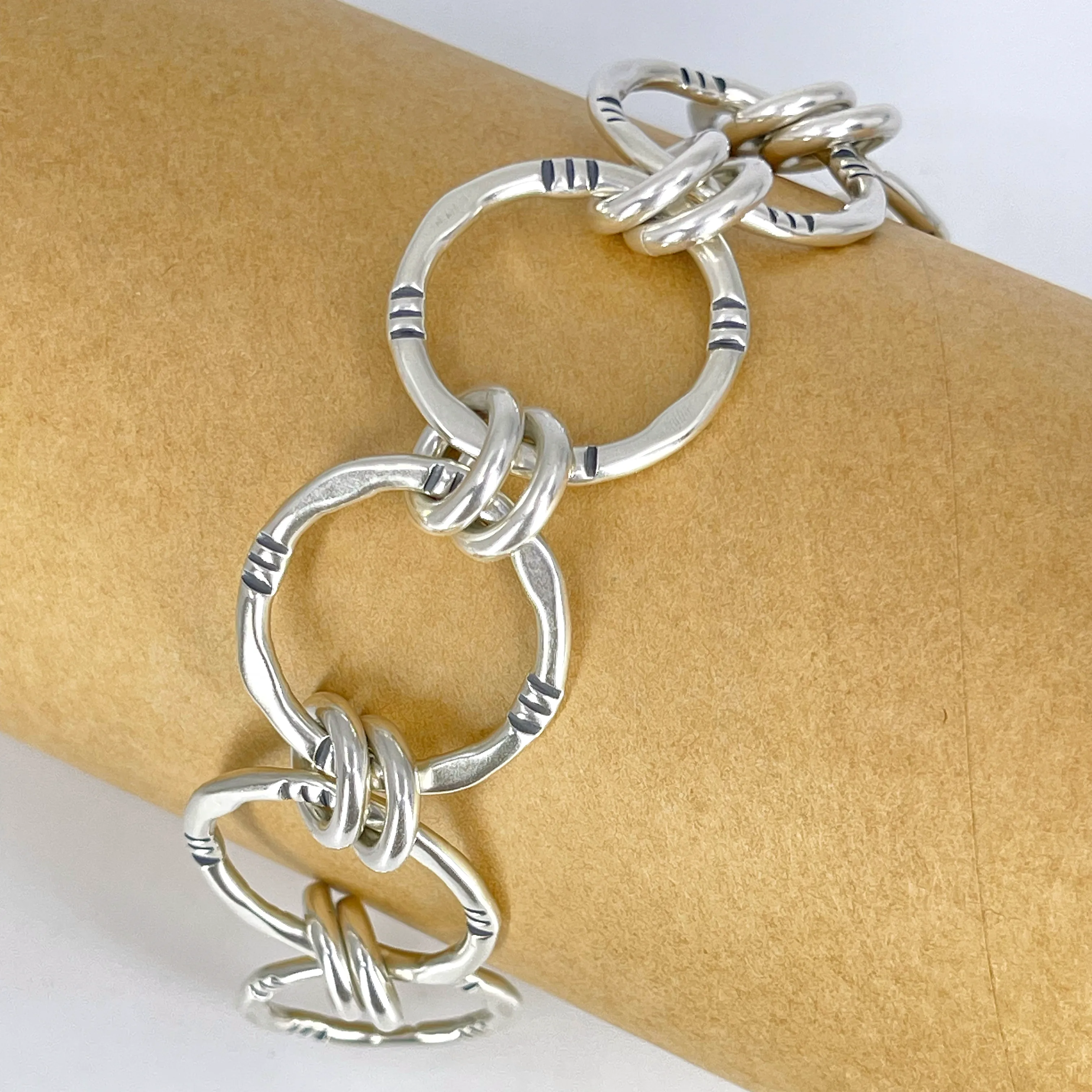 Sterling Silver Chunky Chain Bracelet