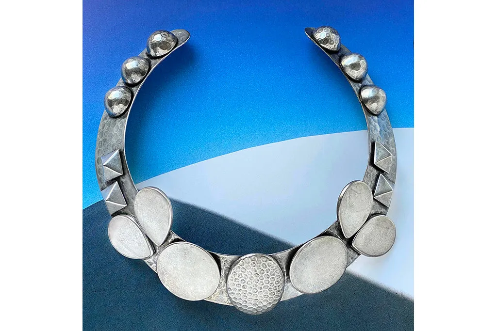 Sterling Silver Collar Necklace