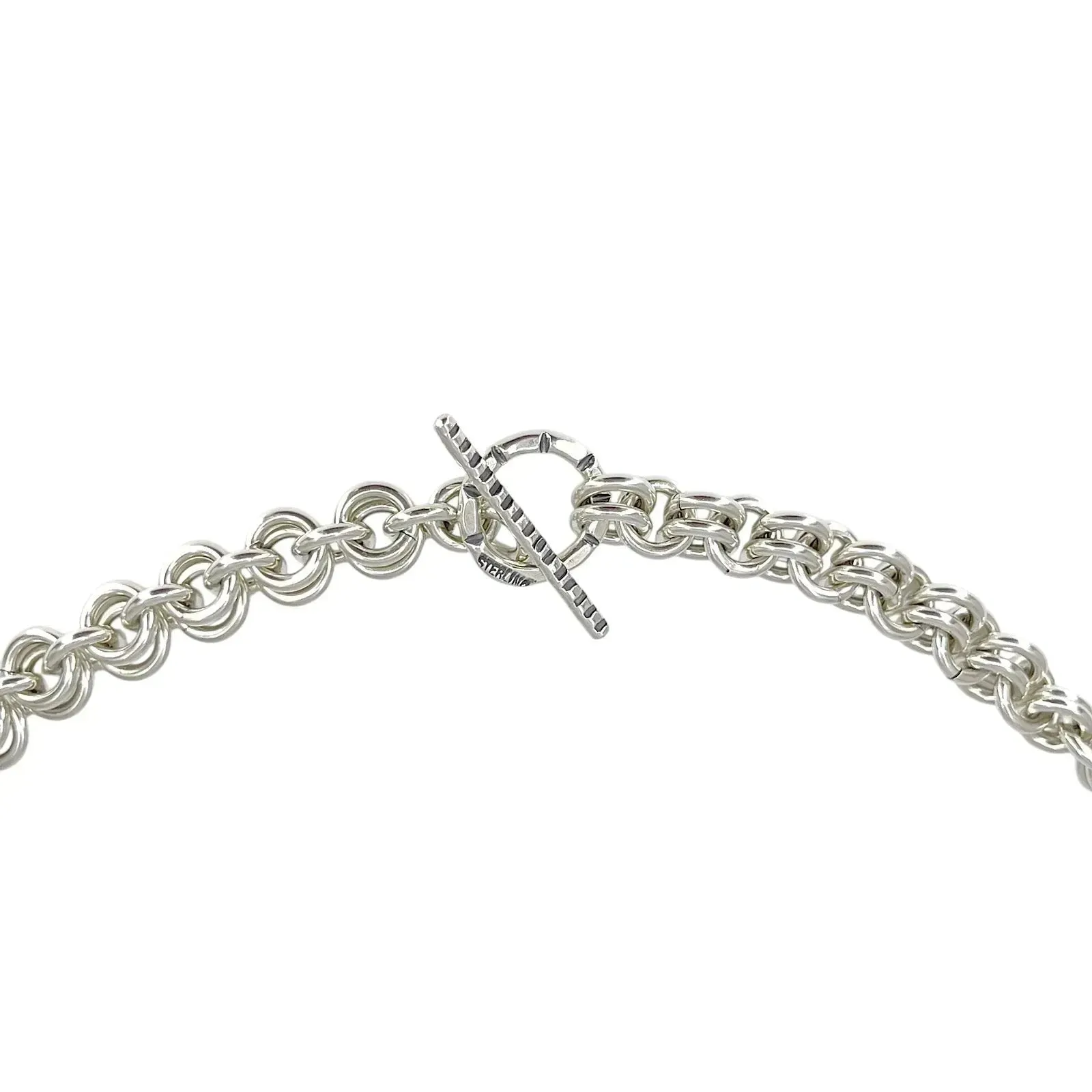 Sterling Silver Single Double Round Chain
