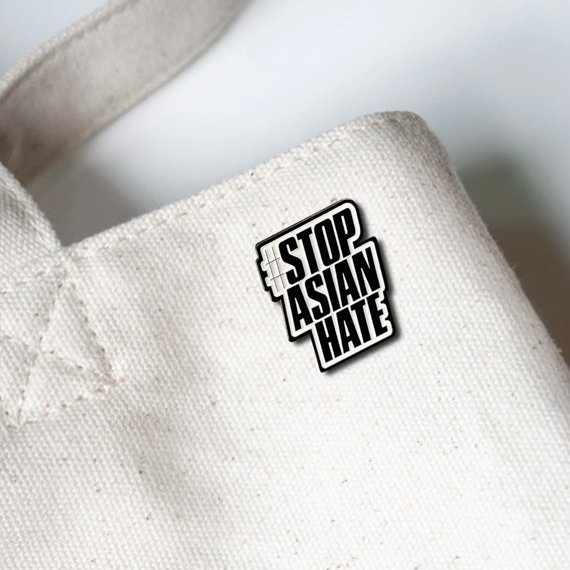 Stop Asian Hate | #StopAsianHate Lapel Enamel Pin