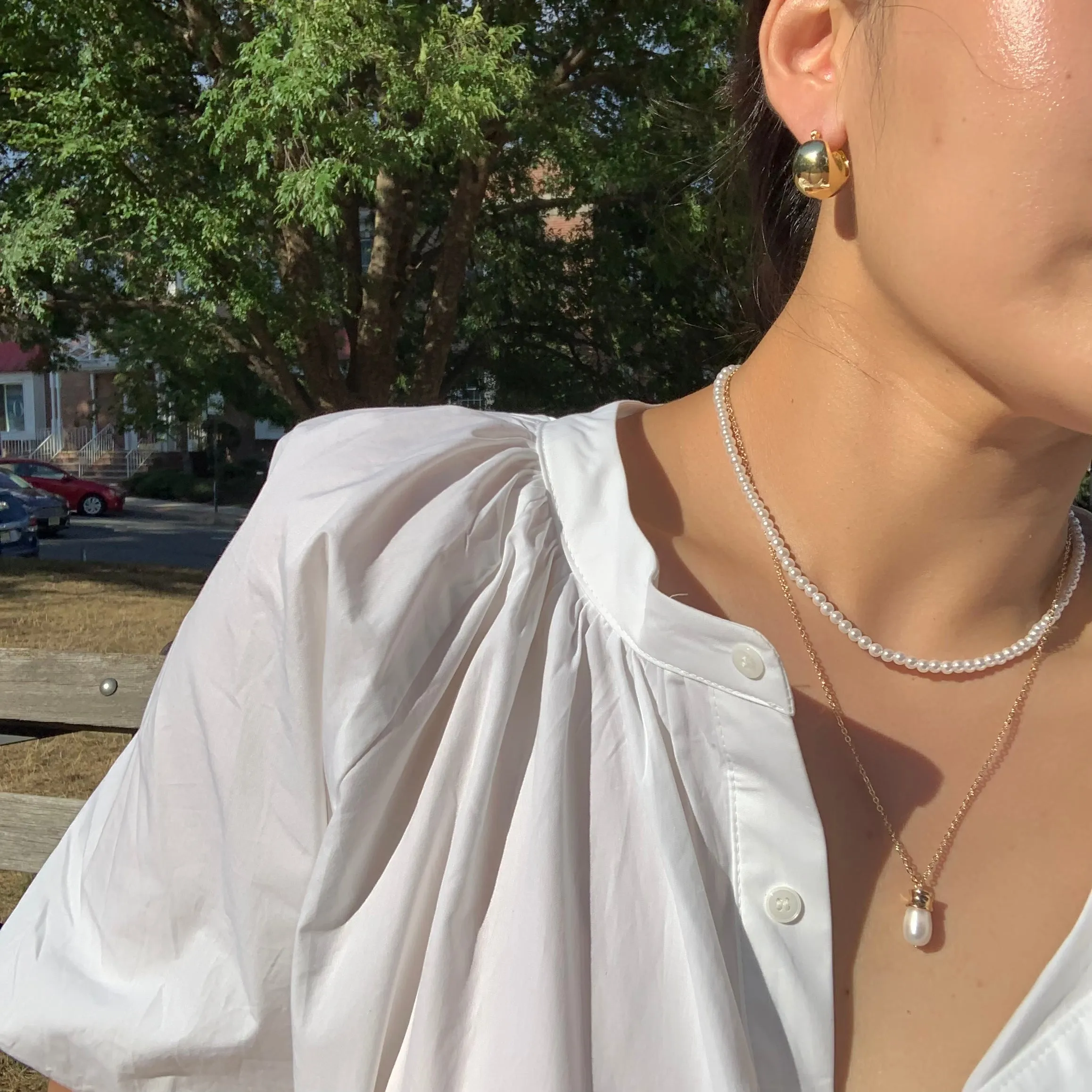 Surgical Steel Simple Bold and Wide Chunky Hoop Small Earrings