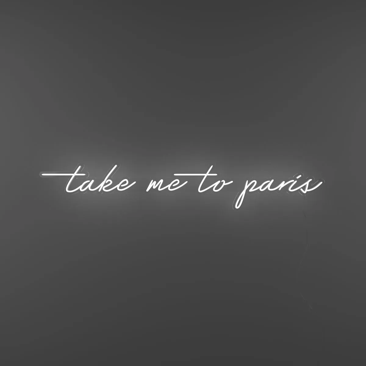 Take me to paris by Melissa - LED Neon Sign