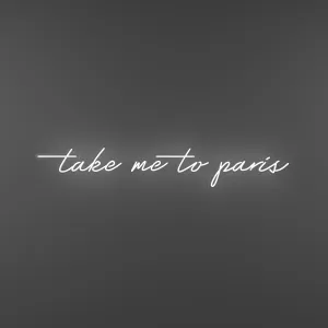 Take me to paris by Melissa - LED Neon Sign