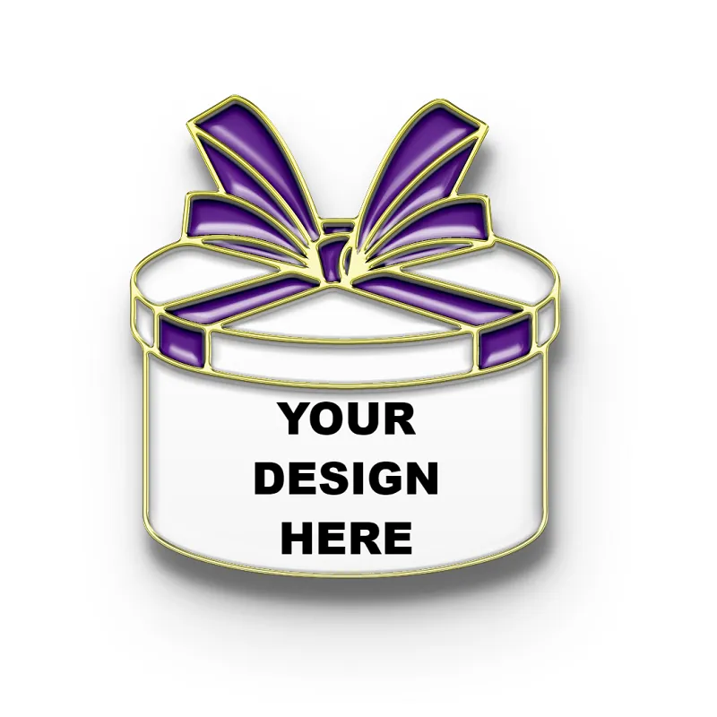 Thanksgiving Pins with Custom Logo - Gift Box
