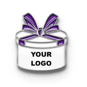 Thanksgiving Pins with Custom Logo - Gift Box