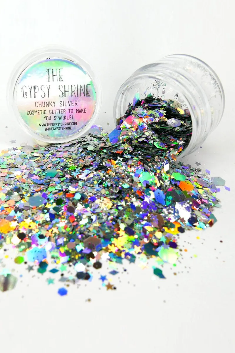 The Gypsy Shrine Chunky Silver Glitter