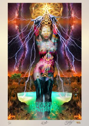 THE STAR Limited Edition Museum Quality Print (Spacial Metallic)