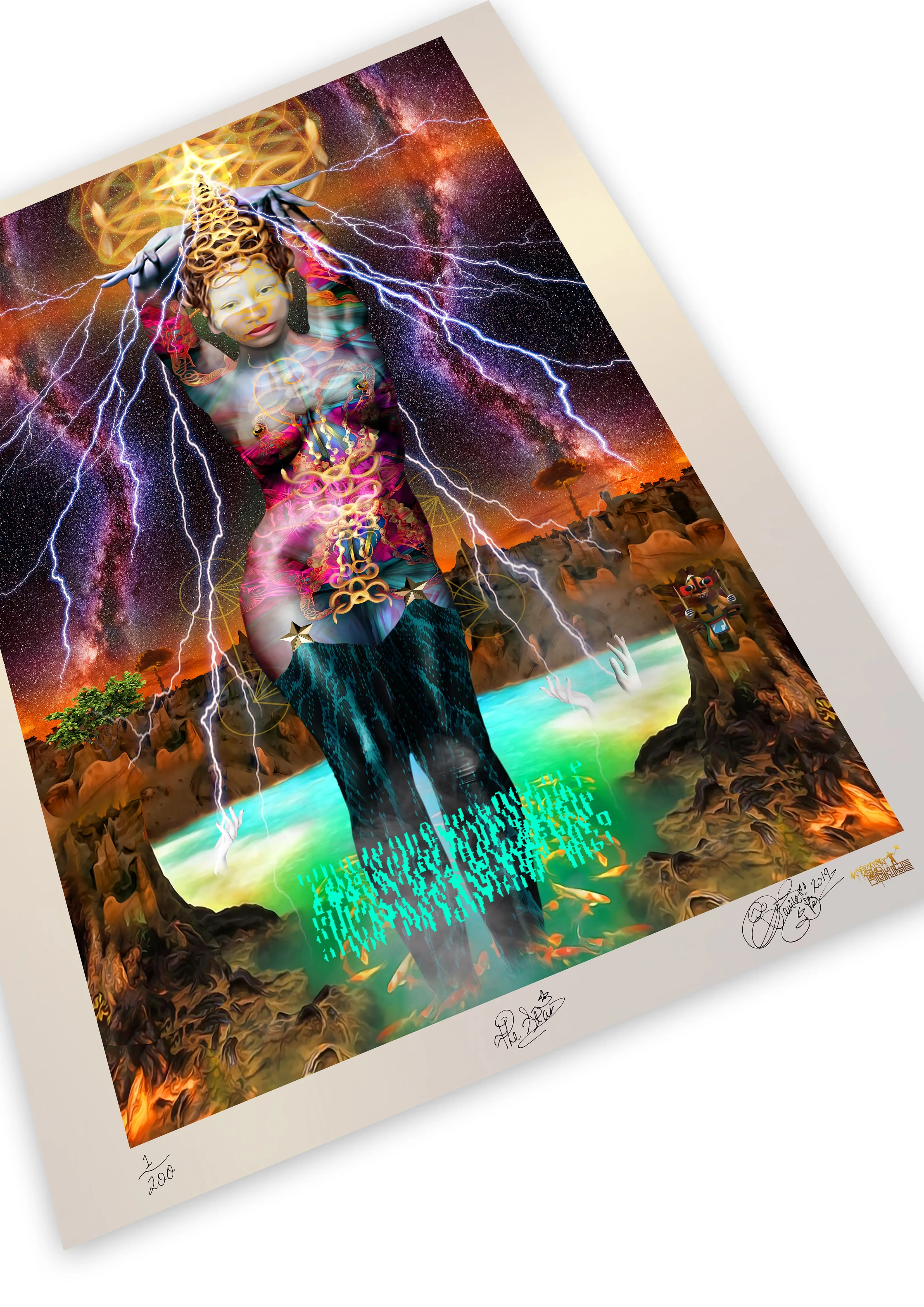 THE STAR Limited Edition Museum Quality Print (Spacial Metallic)