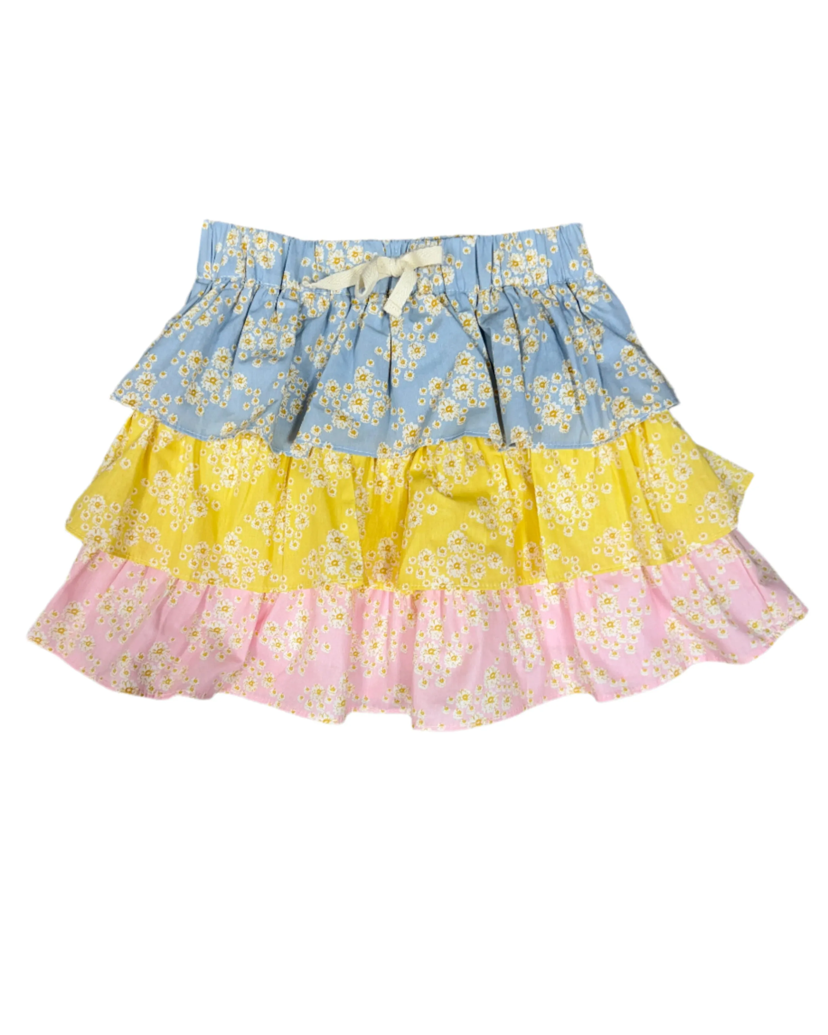 Tiered Mini Skort - Mixed Ditsy Floral