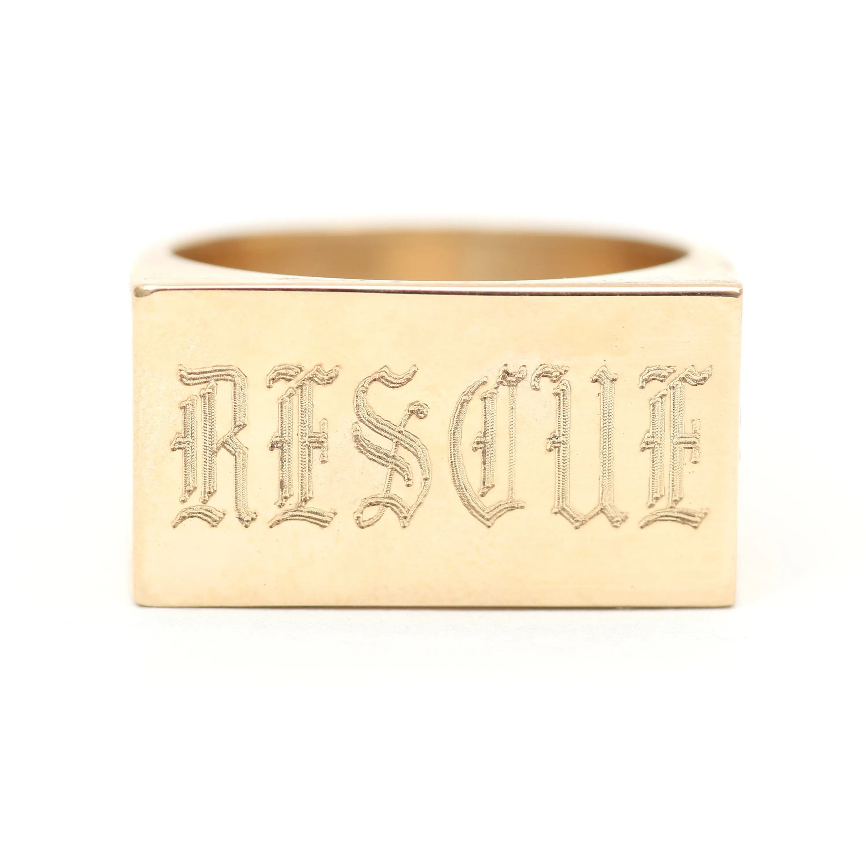 TotemKitten Exclusive Chunky Signet Ring RESCUE