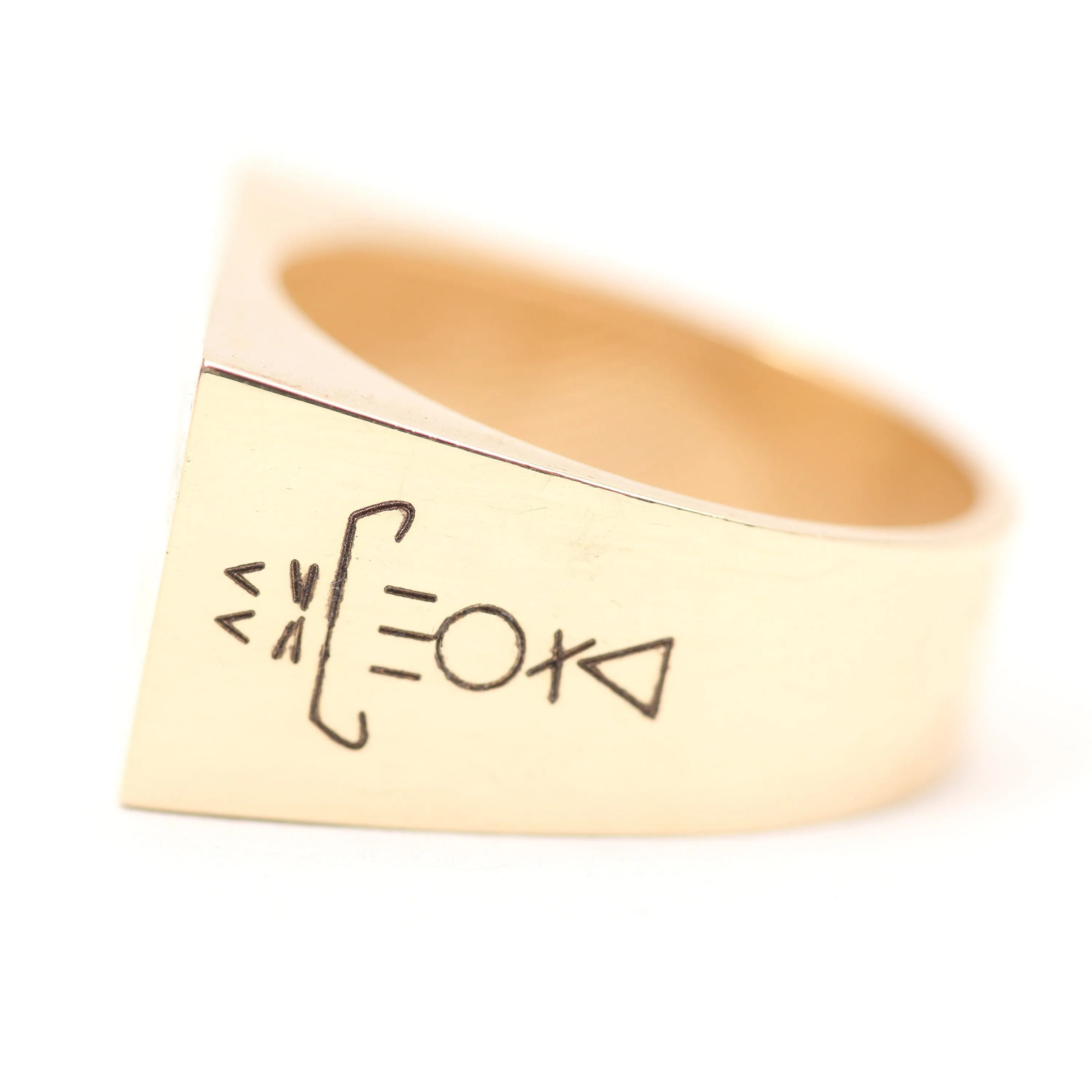 TotemKitten Exclusive Chunky Signet Ring RESCUE