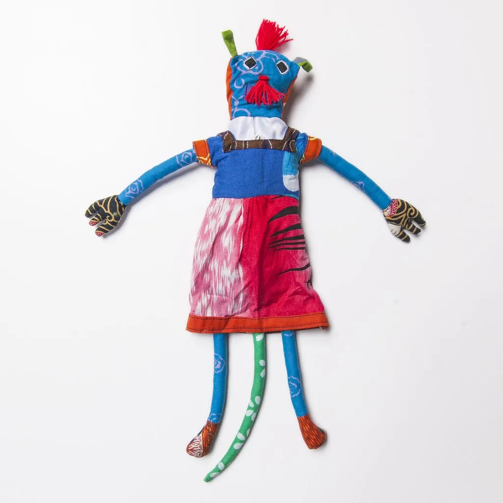 Trio of Bali Bag Dolls - dolls that transform into shoulder bag