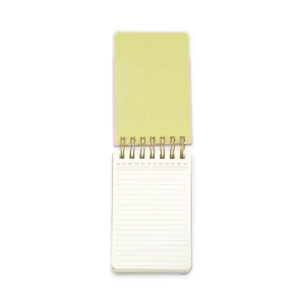 Twin Wire Chunky Notepad - Wavy Stripes