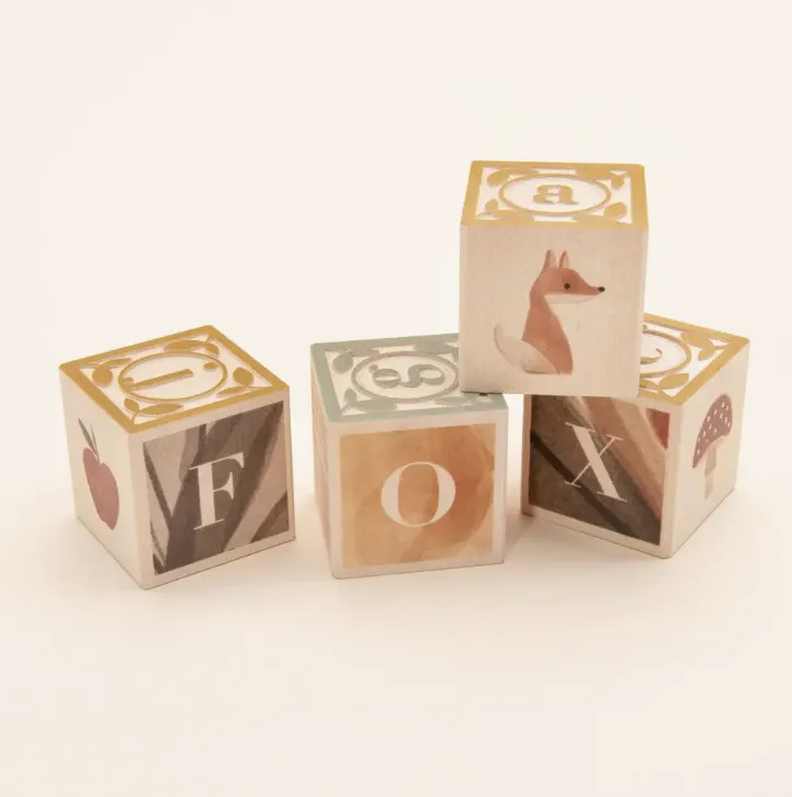 Uncle Goose Watercolor ABC Blocks