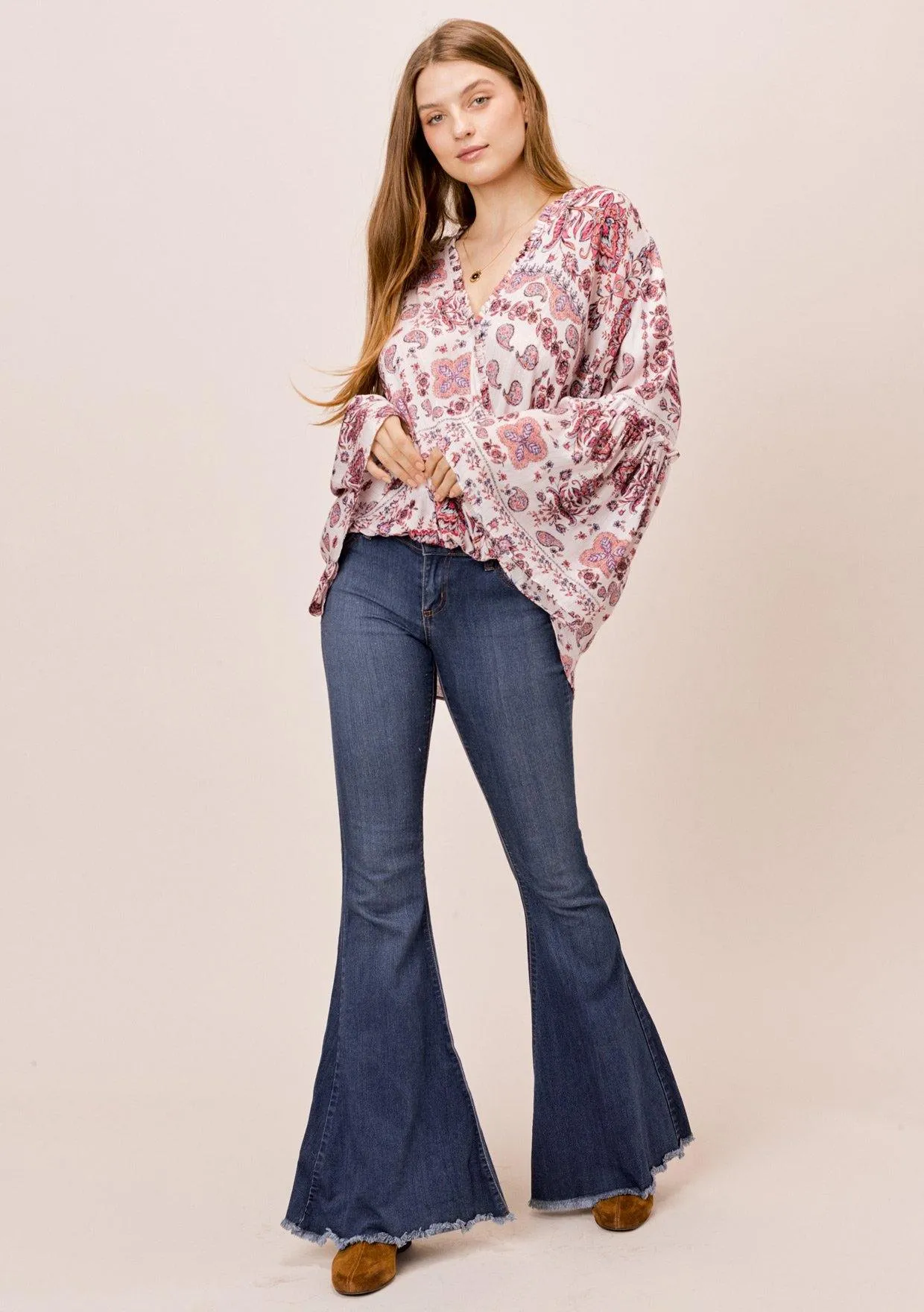 Valerie Bell Sleeve Top