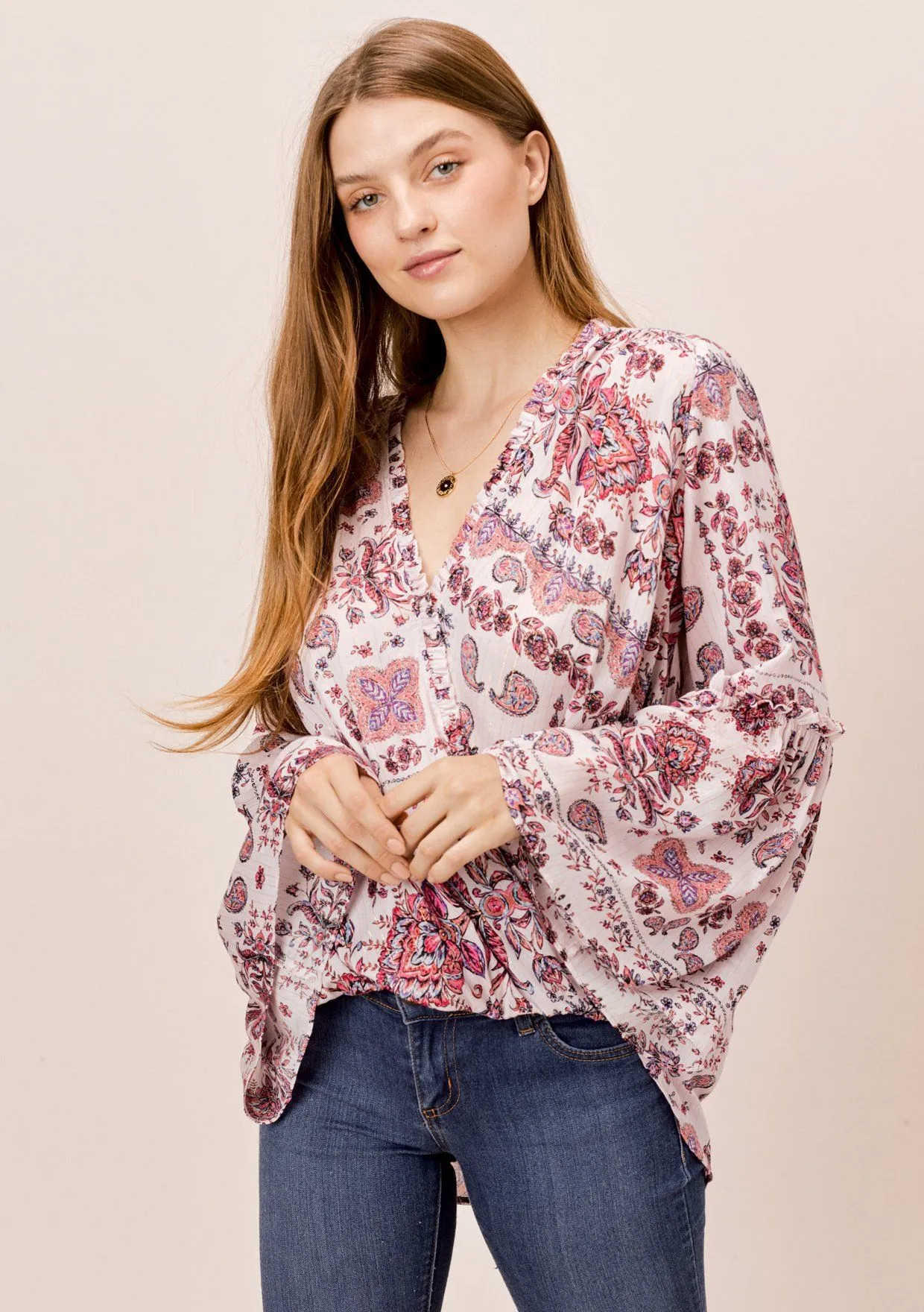 Valerie Bell Sleeve Top