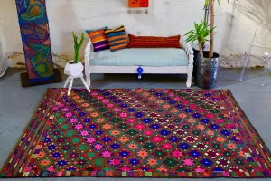 Vintage Anatolian Kilim 6ftx8.8ft
