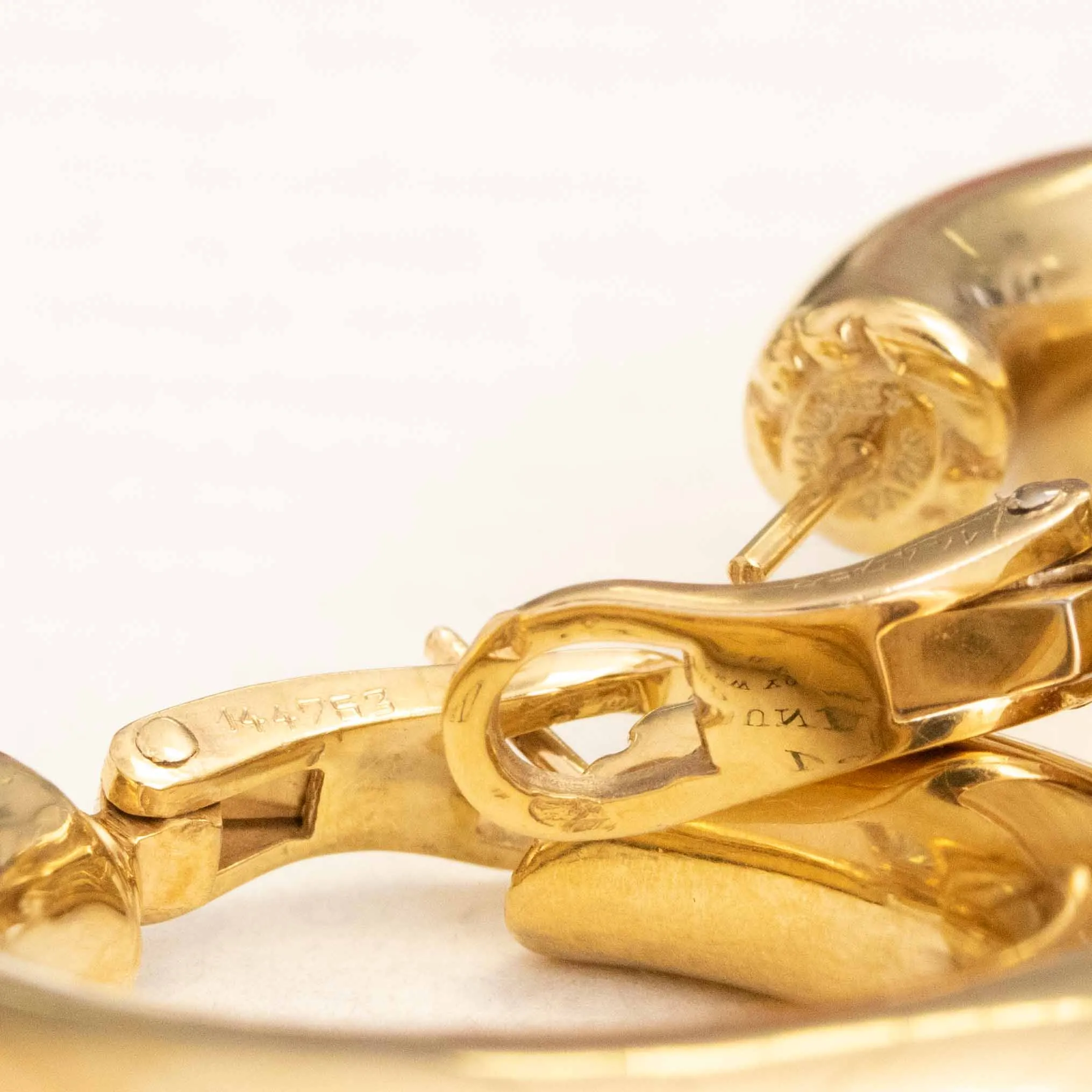 Vintage Chunky Hoop Earrings, by Chaumet Paris