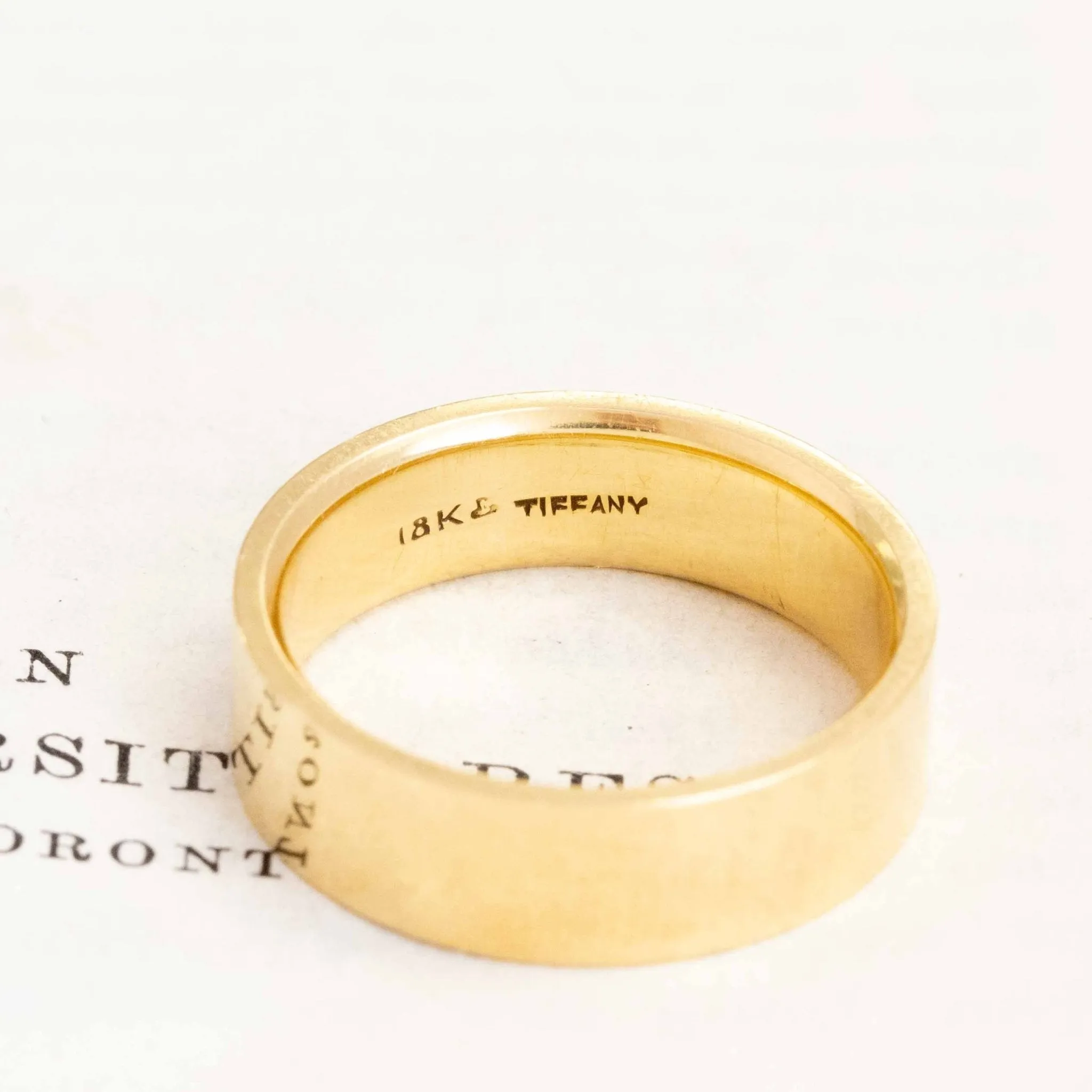 Vintage Gold Band by Tiffany & Co.