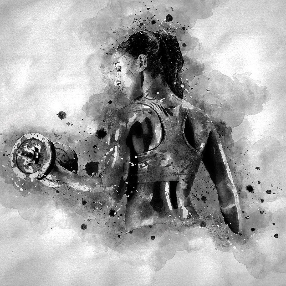 Water Ink Photoshop Action