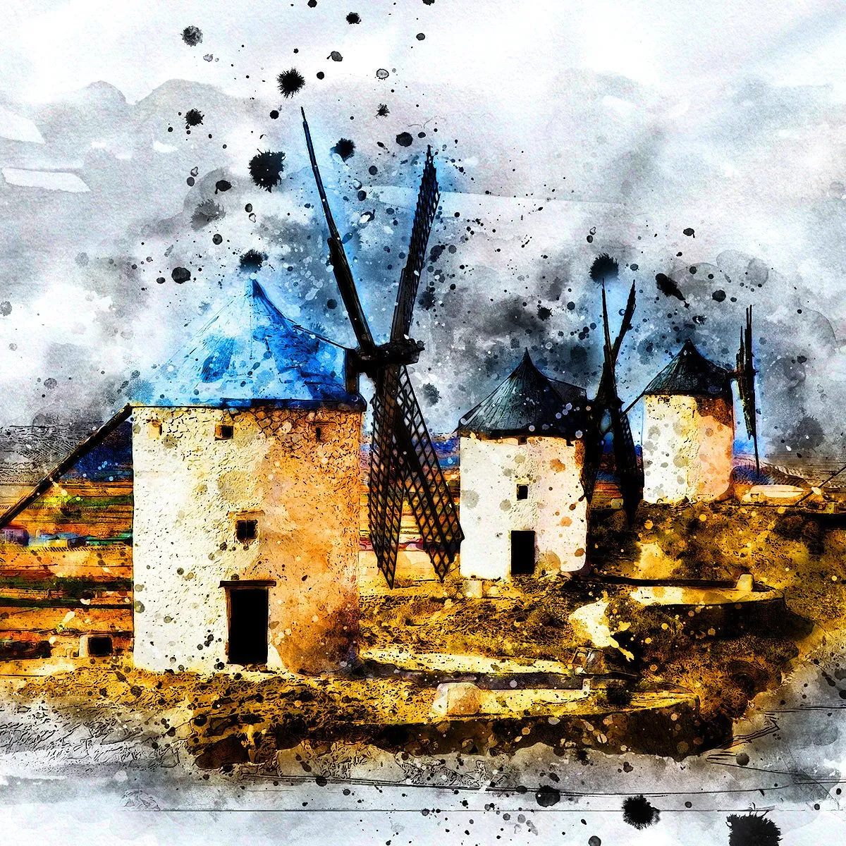 Water Ink Photoshop Action