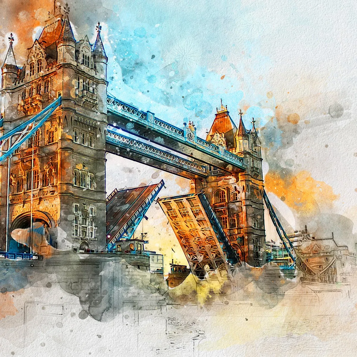 Watercolor 2 Artist Photoshop Action