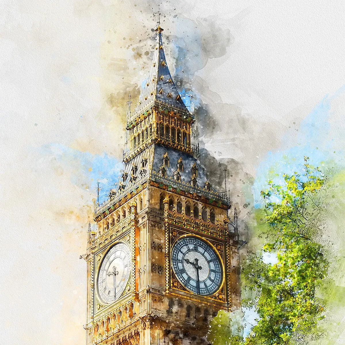 Watercolor 2 Artist Photoshop Action