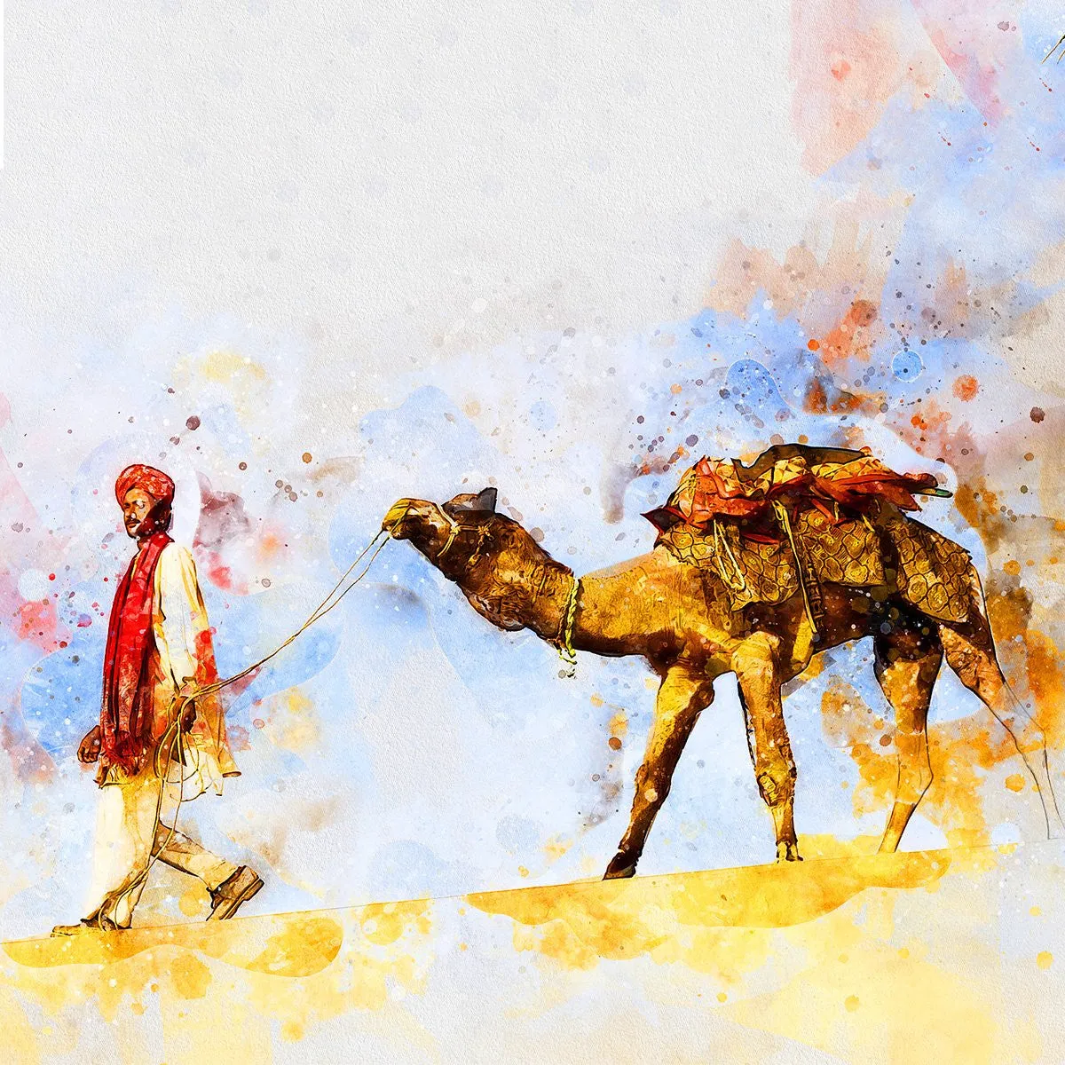 Watercolor 2 Artist Photoshop Action