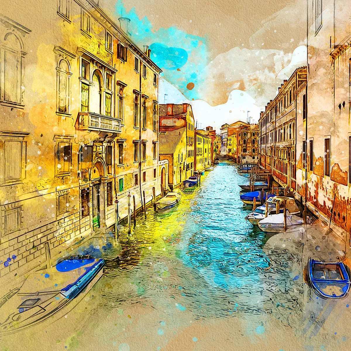 Watercolor 2 Artist Photoshop Action