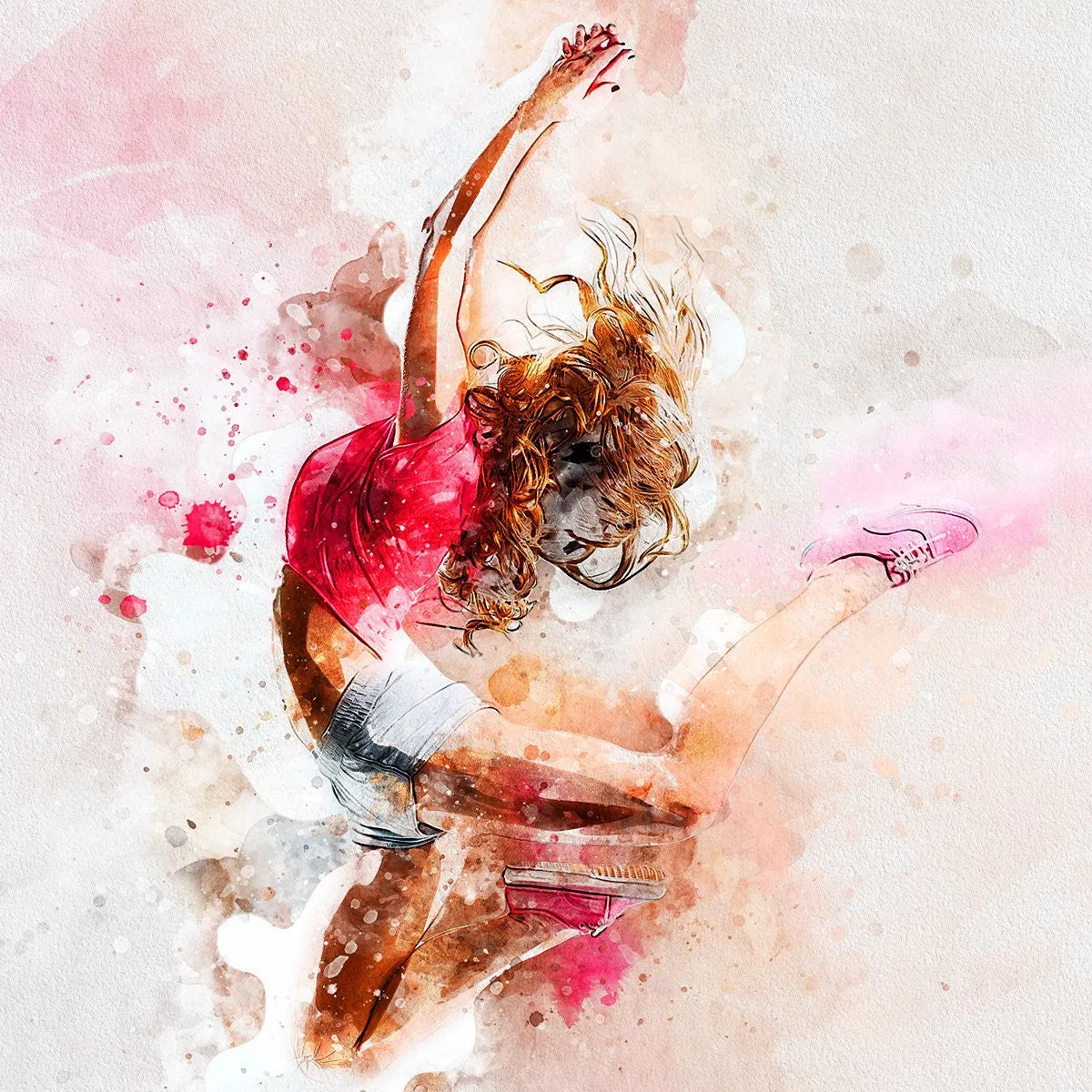 Watercolor 2 Artist Photoshop Action