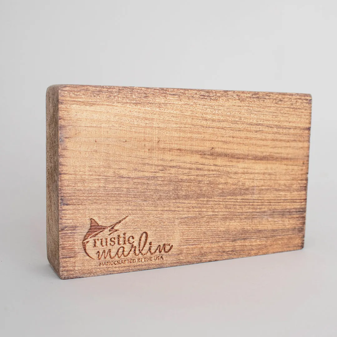 Watercolor Bridge Decorative Wooden Block