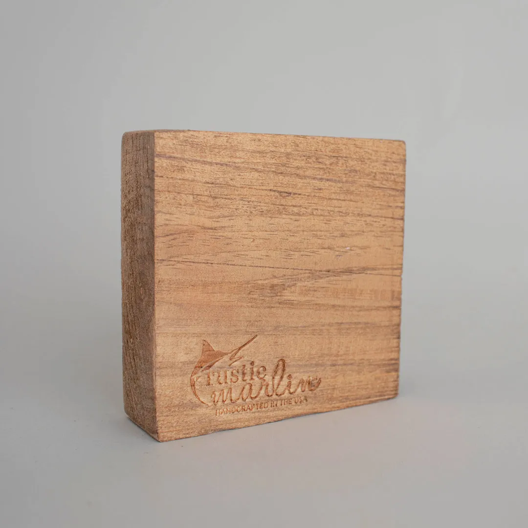 Watercolor Cape Silo Decorative Wooden Block