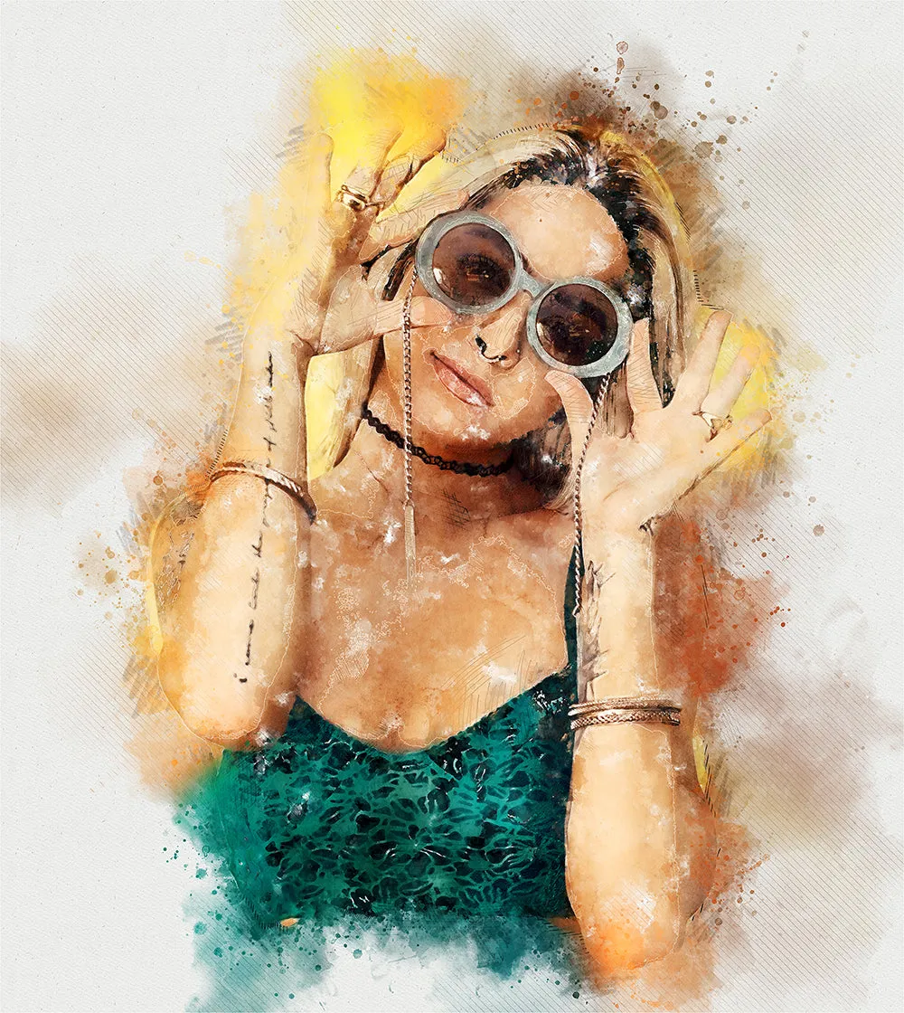Watercolor Photoshop Action