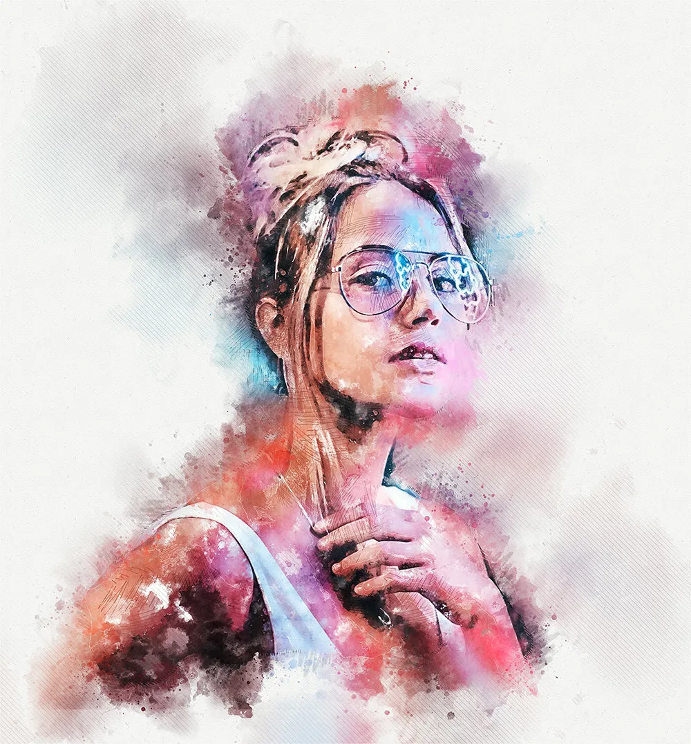 Watercolor Photoshop Action