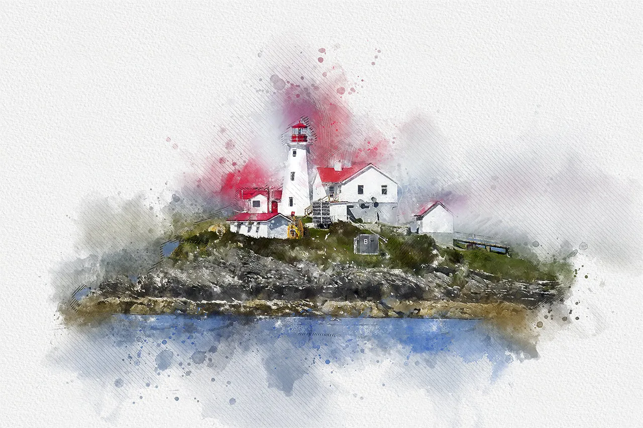 Watercolor Photoshop Action