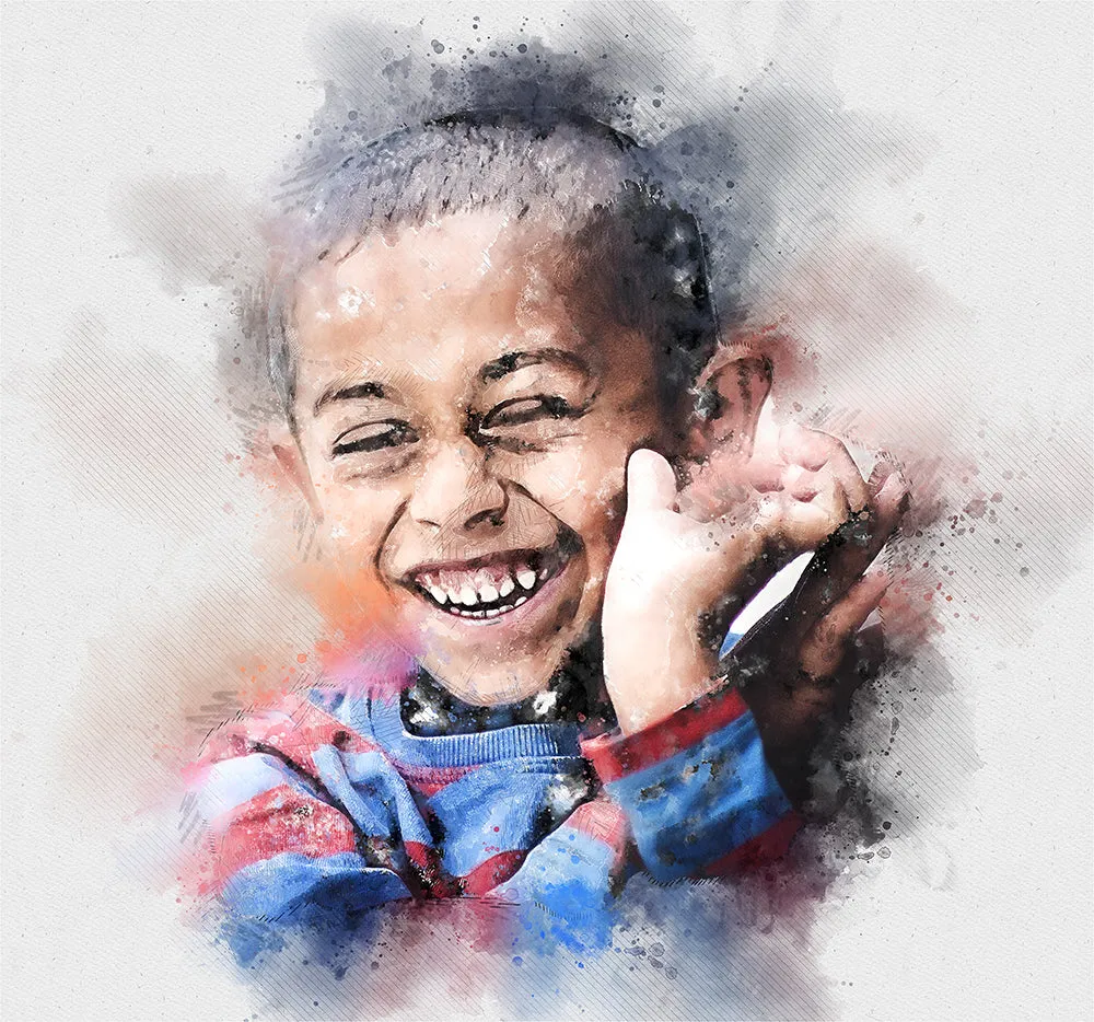 Watercolor Photoshop Action