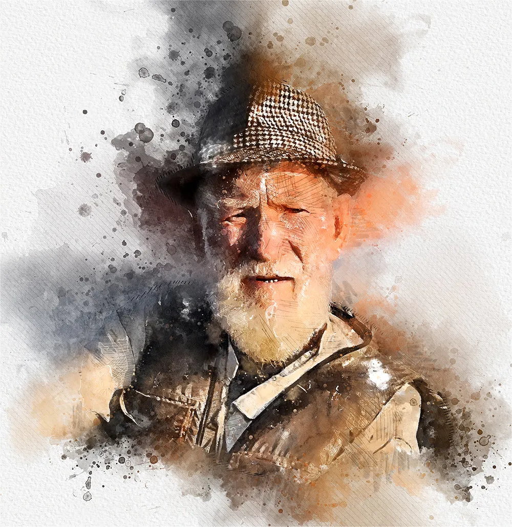 Watercolor Photoshop Action