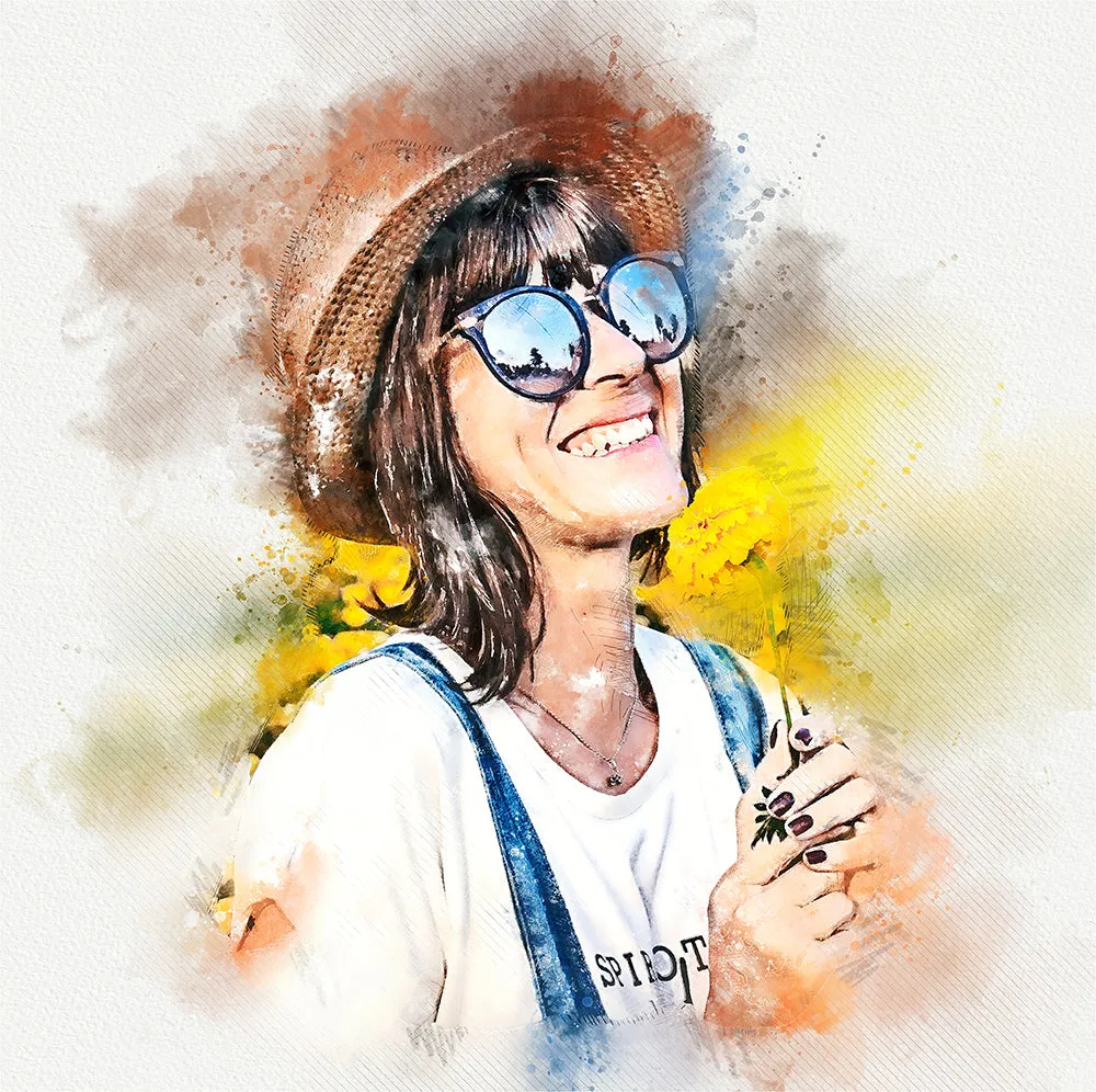 Watercolor Photoshop Action