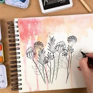 Watercolor Summer camp (age 7-14) July 14-18 (5 days)